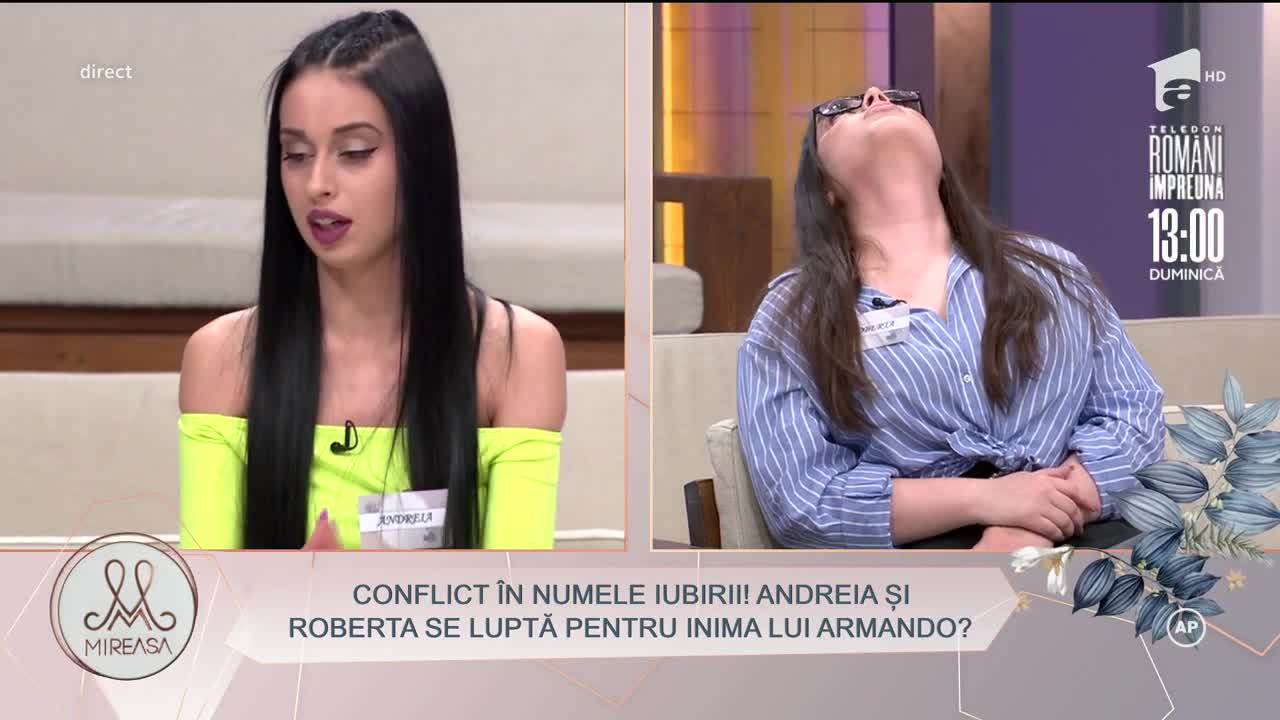 Roberta Ilie și Andreia Matei din show-ul „Mireasa” s-au luat la harță. Care a fost motivul