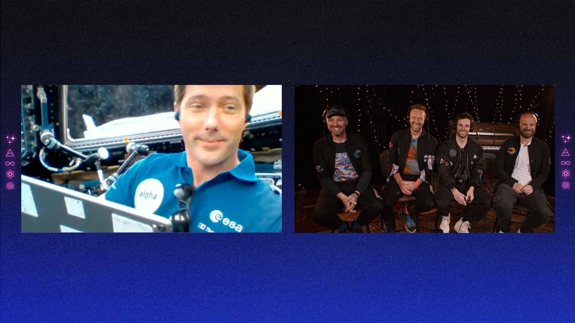 Lansare spectaculoasă de la Coldplay: trupa britanică a făcut premiera noului single din spațiu