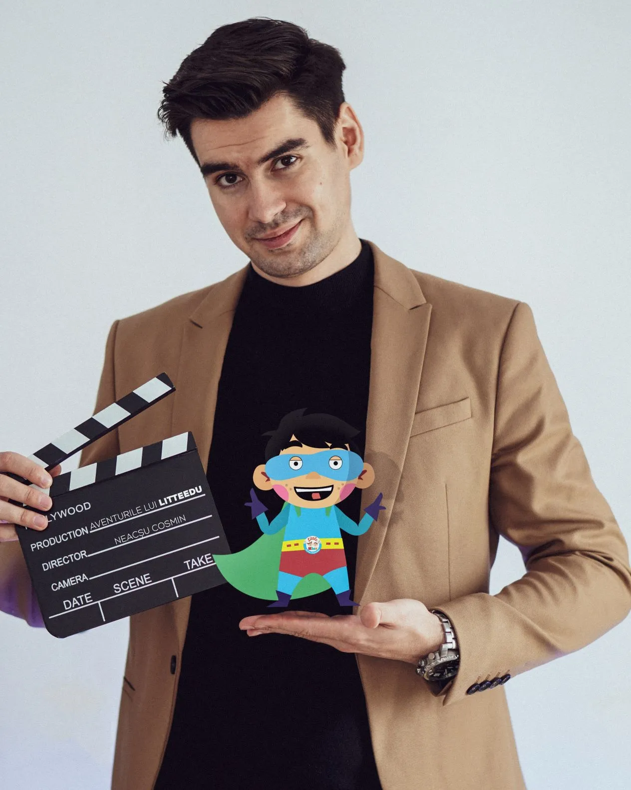 Cosmin Neacşu este pregătit să ducă serialul animat ,,Aventurile lui LittleEdu” la un cu totul alt nivel
