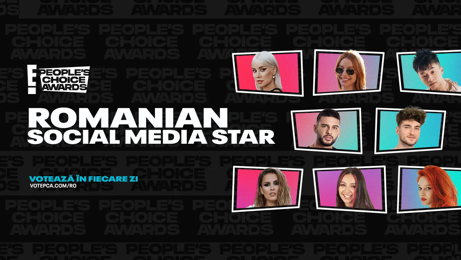 Cine va castiga titlul de “Romanian Social Media Star Of 2021” la editia 2021 a People’s Choice Awards?