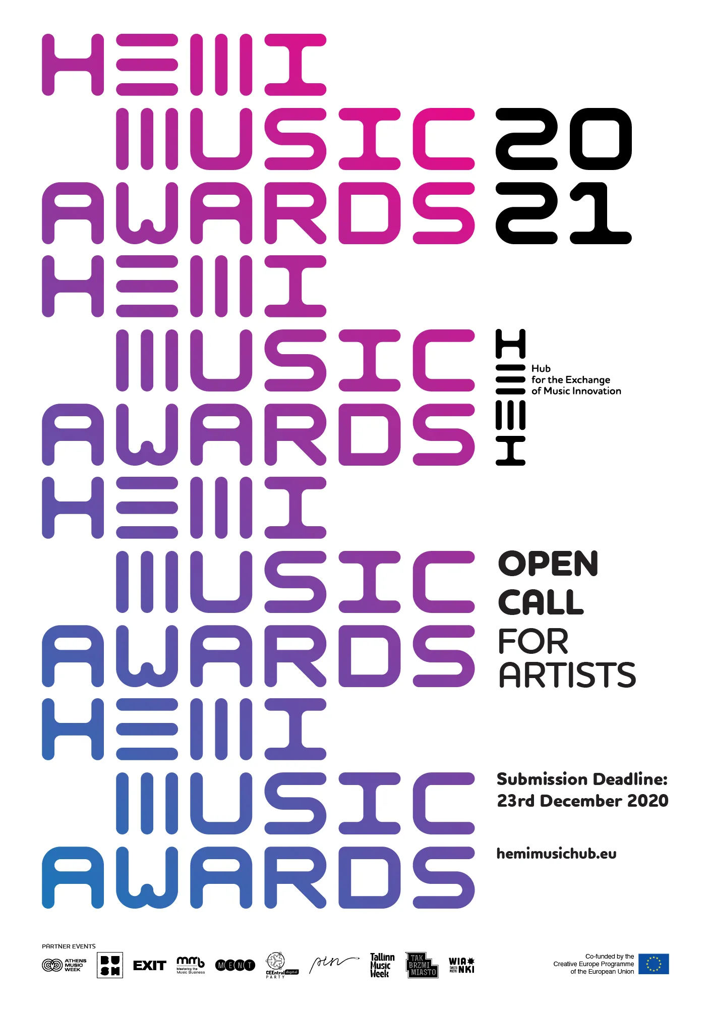 Au început înscrierile pentru HEMI Music Awards – programul dedicat artiștilor care își doresc o carieră internațională