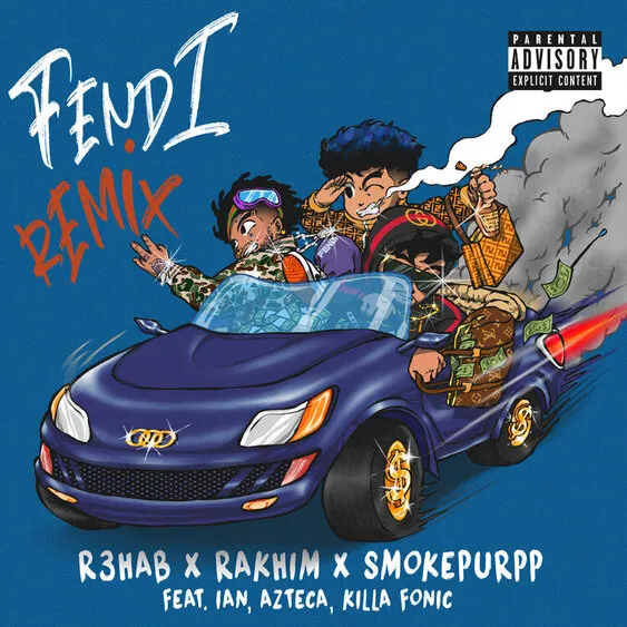 Ian, Azteca și Killa Fonic au o nouă versiune a hit-ului „Fendi”, cu R3HAB, Rakhim și Smokepurpp