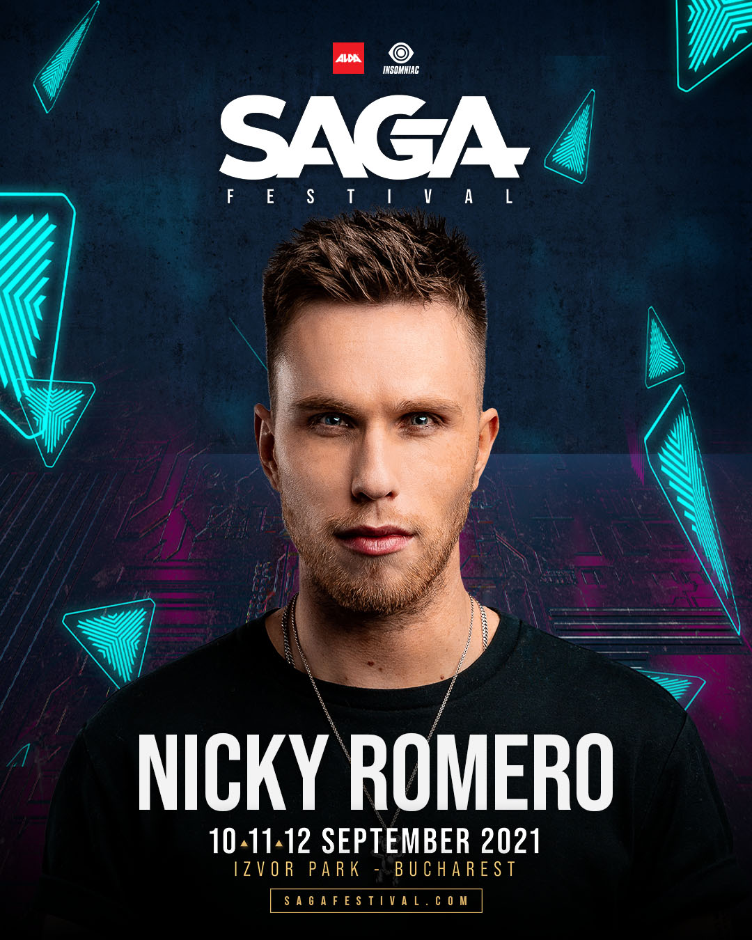 Celebrul DJ olandez Nicky Romero aduce un show exploziv, in septembrie, la SAGA Festival