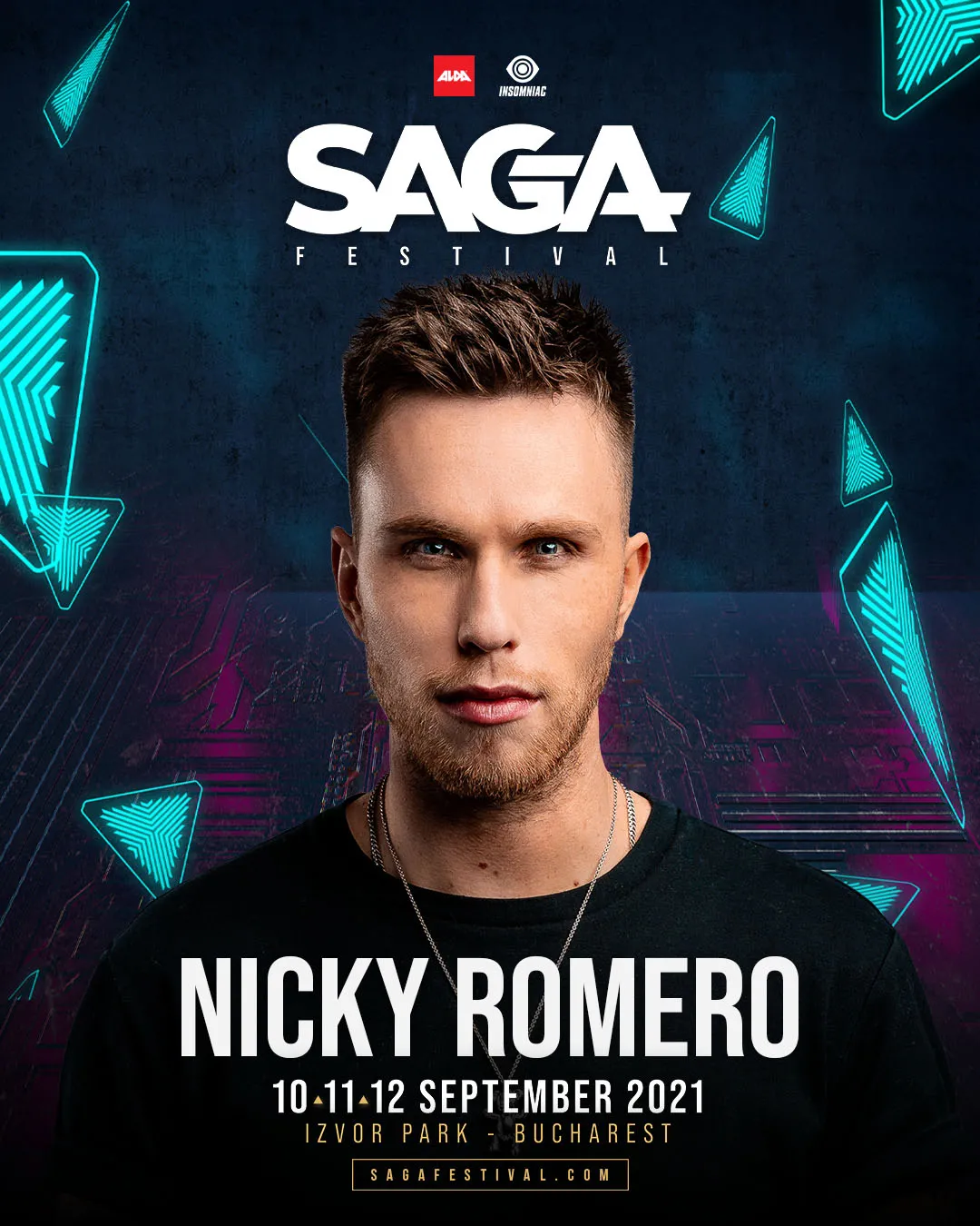 Celebrul DJ olandez Nicky Romero aduce un show exploziv, in septembrie, la SAGA Festival