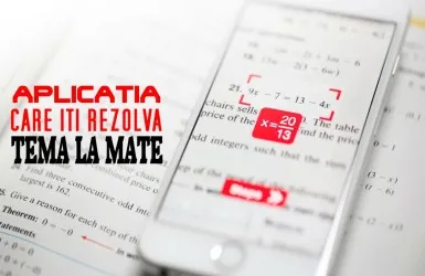 Gata cu stresul! Aplicația asta îți rezolvă PE LOC orice problemă de matematică