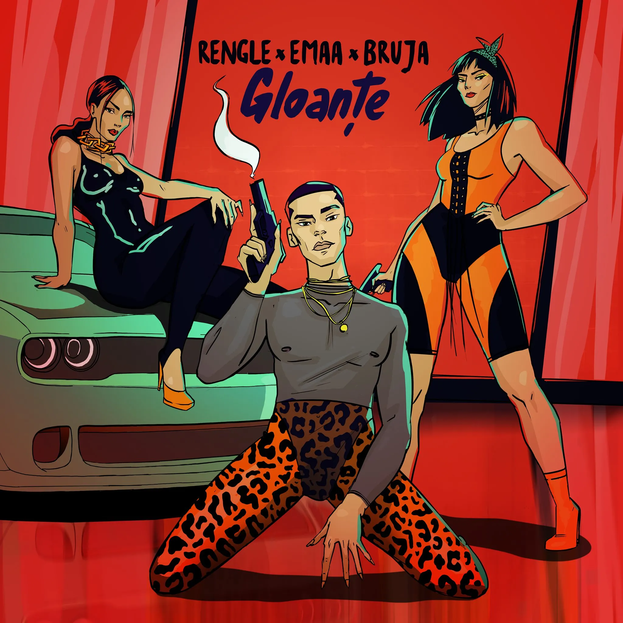 Rengle lansează party anthem-ul „Gloanțe”, alături de Emaa și Bruja