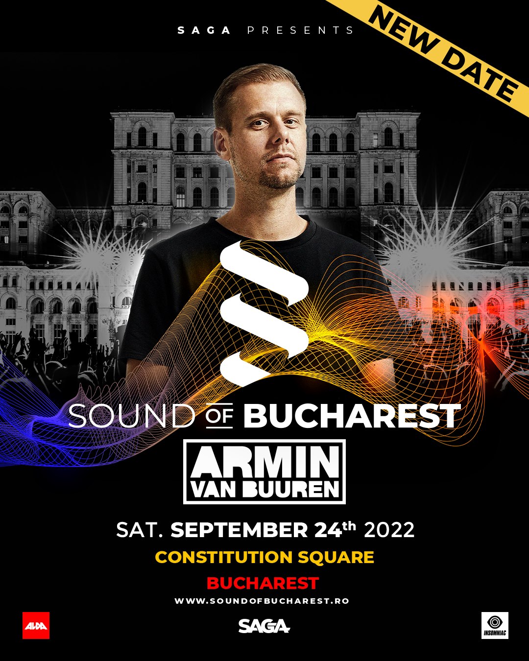 Sound of Bucharest se reprogrameaza – cel mai mare solo show Armin van Buuren va avea loc pe 24 septembrie 2022, la Bucuresti
