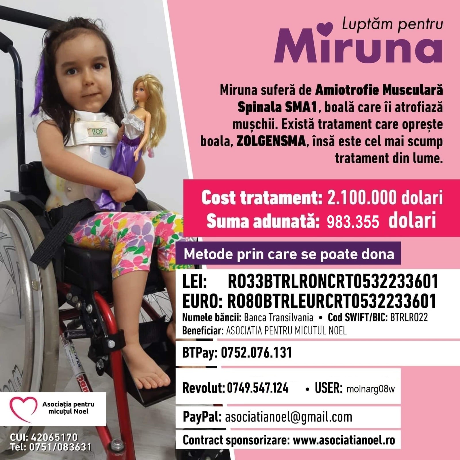 Haideti sa o ajutam pe Miruna!!!