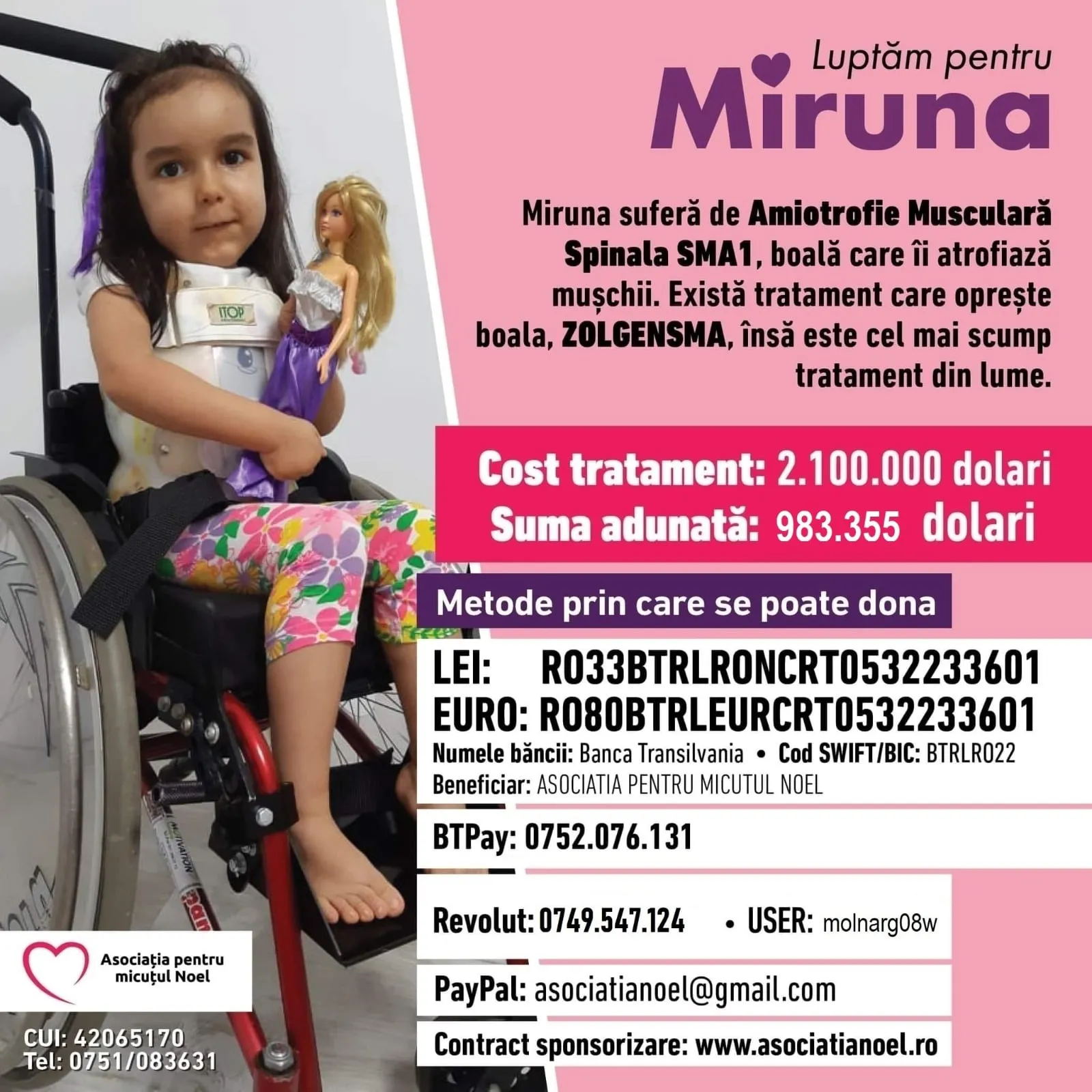 Haideti sa o ajutam pe Miruna!!!