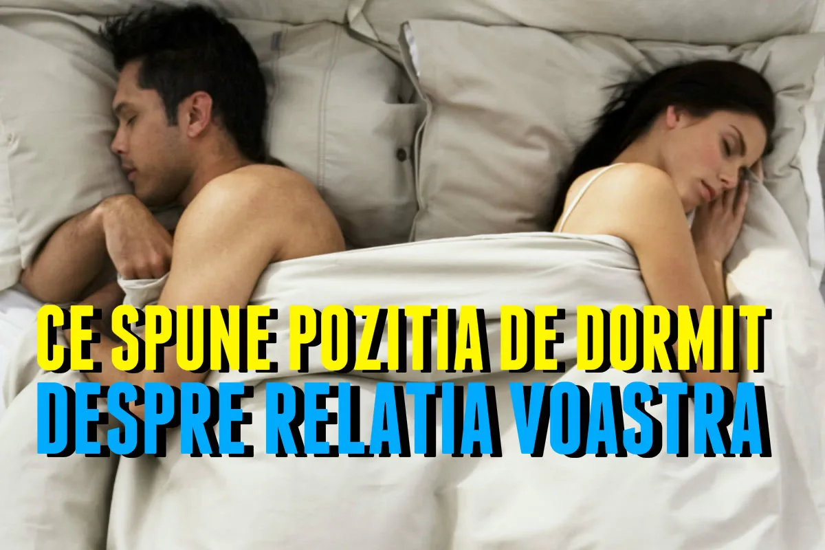 Ce spune poziția de dormit despre relația voastră