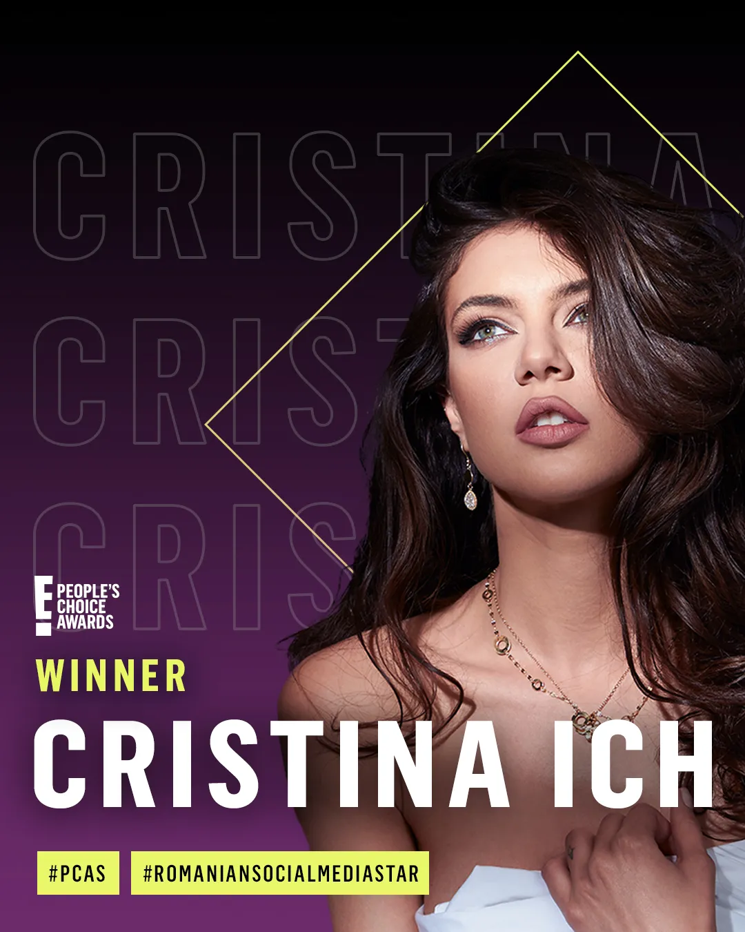 Cristina Ich a fost votată Romanian Social Media Star of 2020 – comunicat de presă