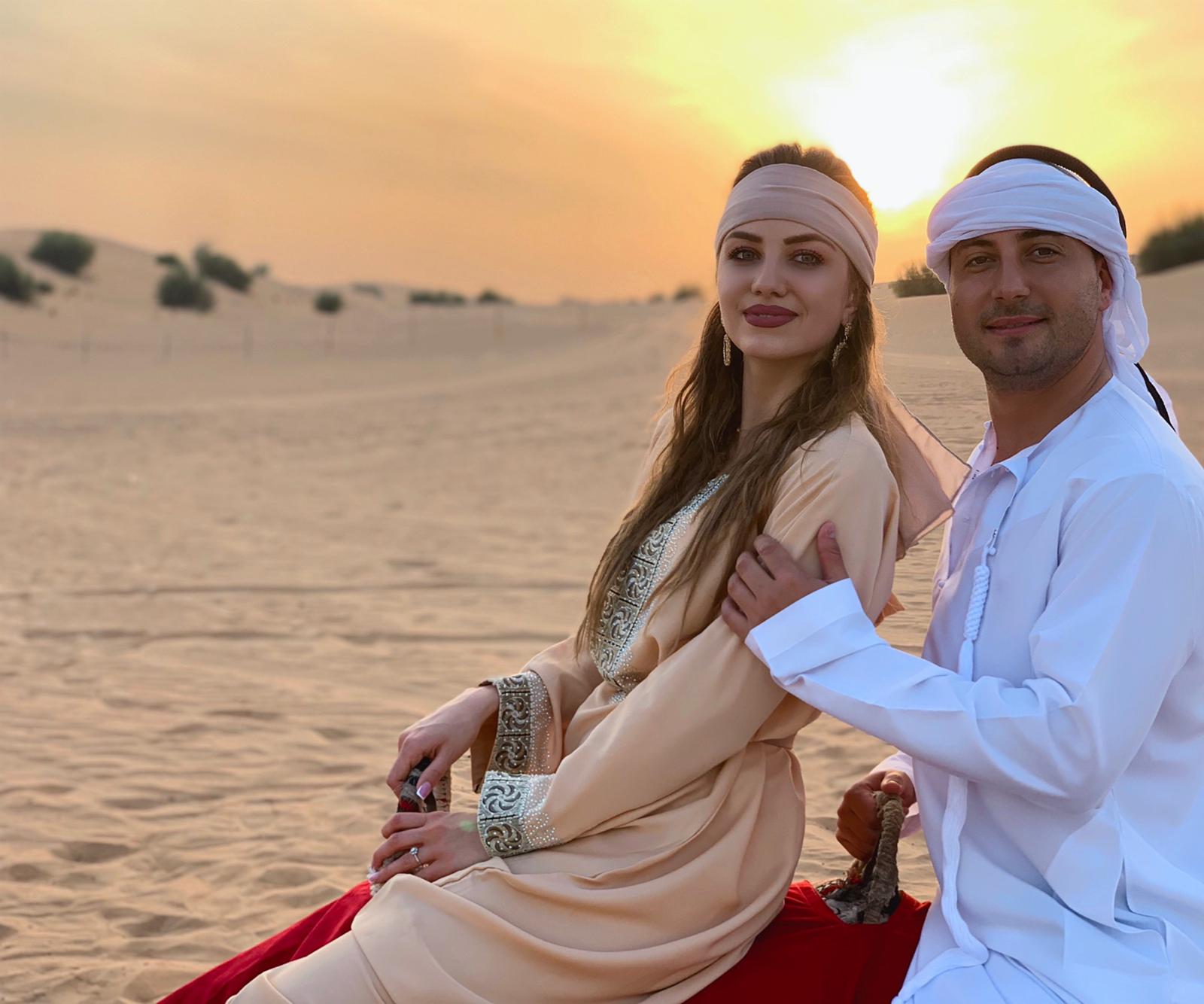 Valentin și Codruța Sanfira, vacanță de vis în Dubai