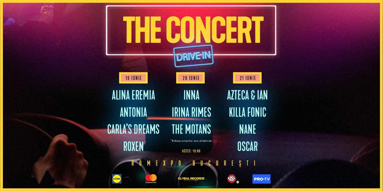 Alina Eremia, Antonia, Carla’s Dreams și Roxen sunt pregătiți pentru The Concert drive-in! Artiștii vor urca pe scena de la Romexpo pe 19 iunie