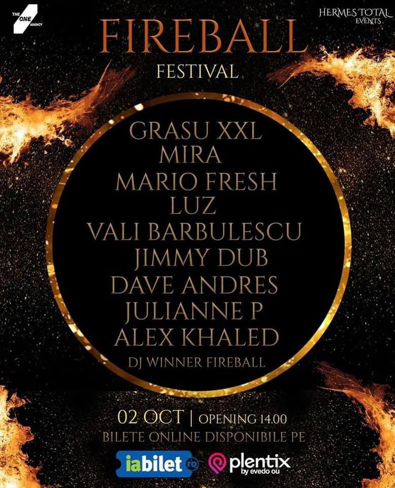 Cand va avea loc “Fireball Festival”, prima ediție în România, la Pitești