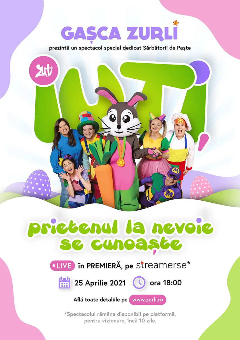 Gașca Zurli le prezintă în premieră fanilor un nou personaj spectaculos