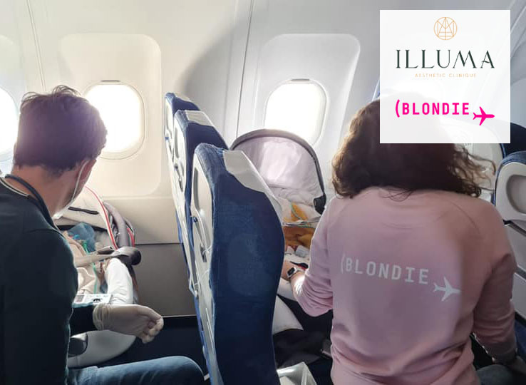 Illuma Clinique susține zborurile care salvează copii ale Asociației Blondie