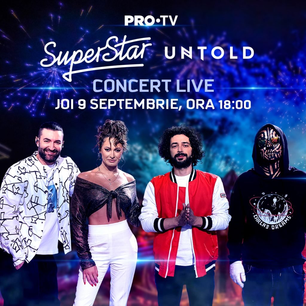 Juratii SuperStar Romania vor face spectacol pe mainstage-ul UNTOLD 2021!