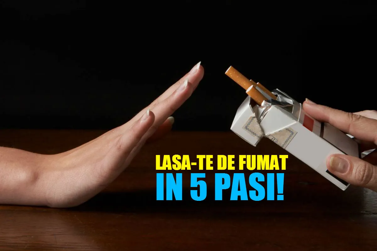 Cum să te lași de FUMAT în 5 pași