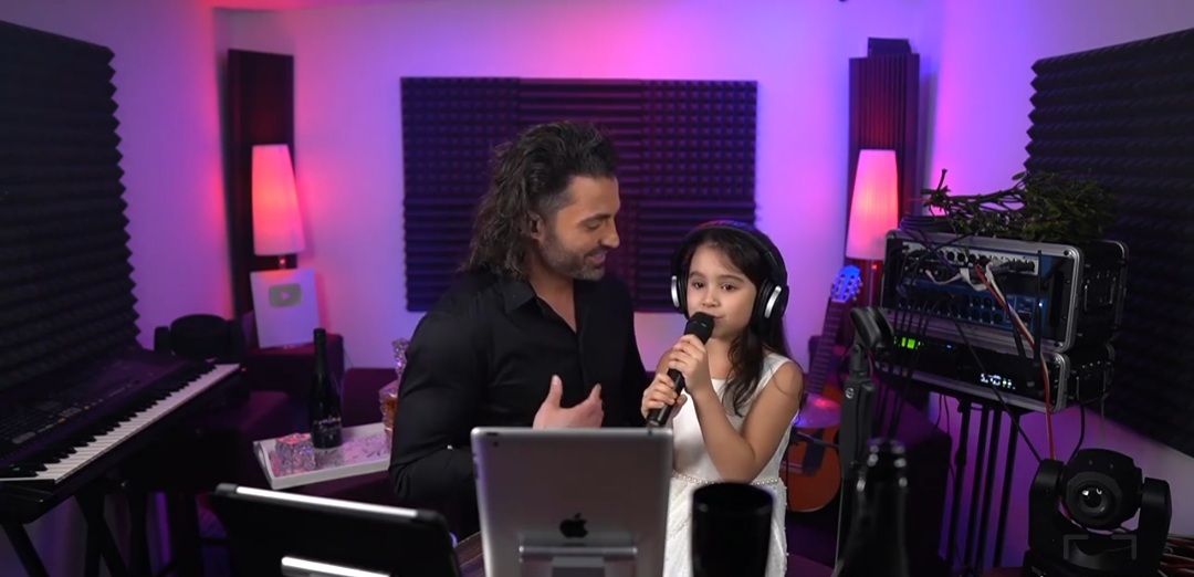 Pepe a avut-o invitata speciala pe fiica lui cea mare, Rosa, la concertele online!