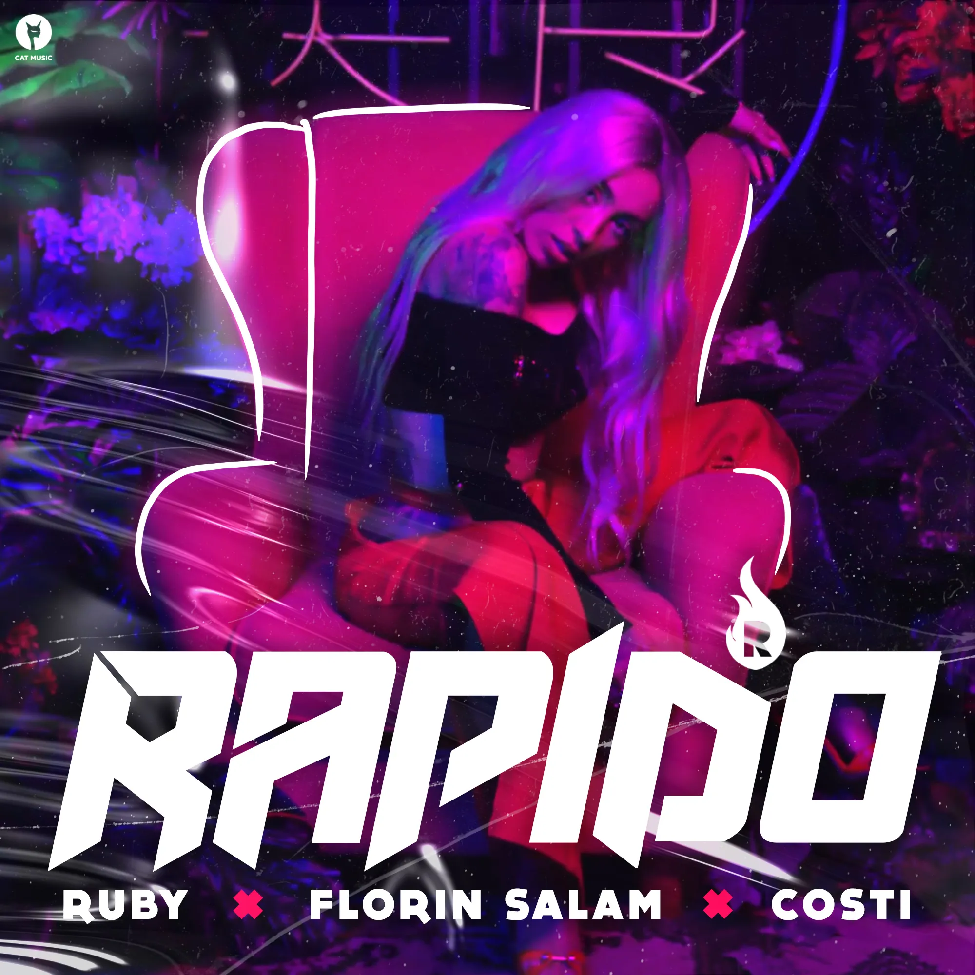 Ruby, colaborare soc! A lansat cu Florin Salam și Costi Ioniță videoclipul piesei „Rapido”