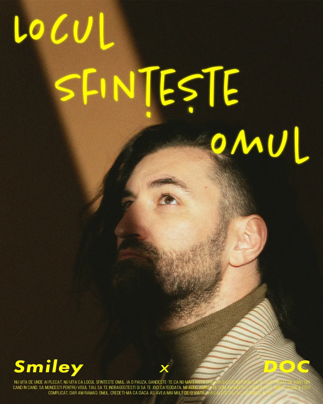 Smiley lansează „Locul sfințește omul”, primul episod din serialul său muzical, „Mai mult de-o viață”