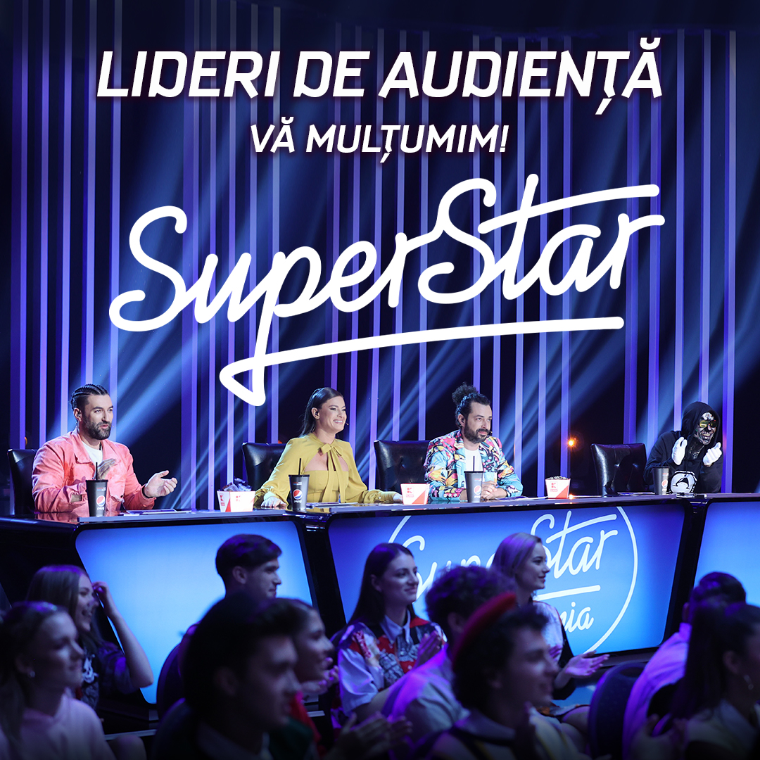 Al doilea weekend al recall-urilor SuperStar România s-a încheiat! Show-ul a fost lider de audiență!