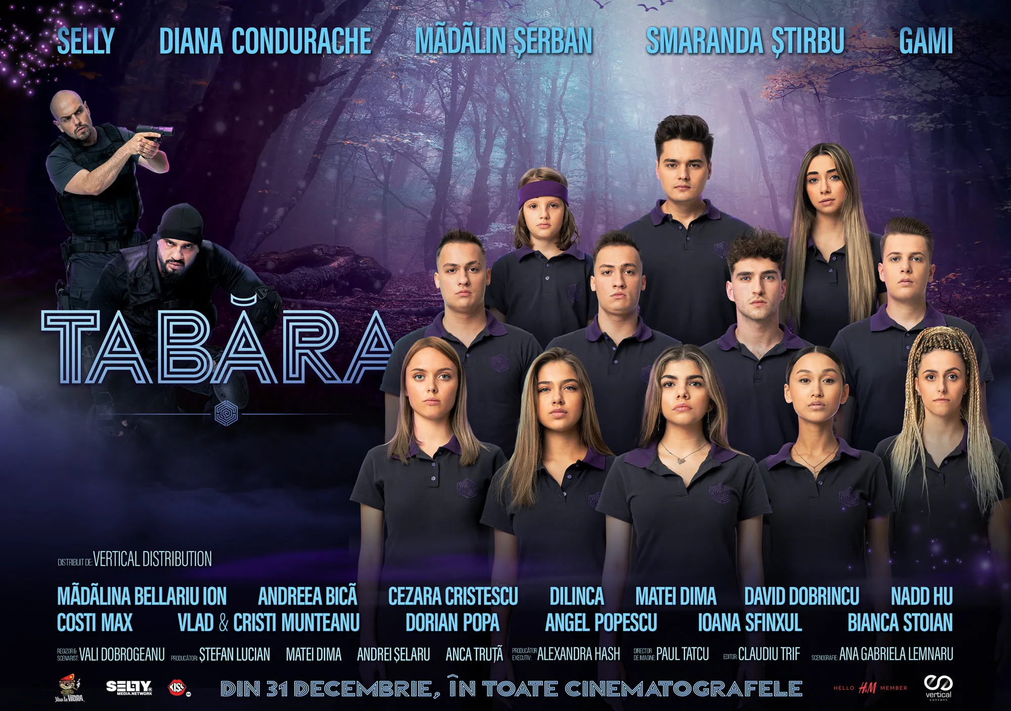Selly revine pe marile ecrane cu un nou film – TABĂRA. Din 27 decembrie, exclusiv în cinematografe