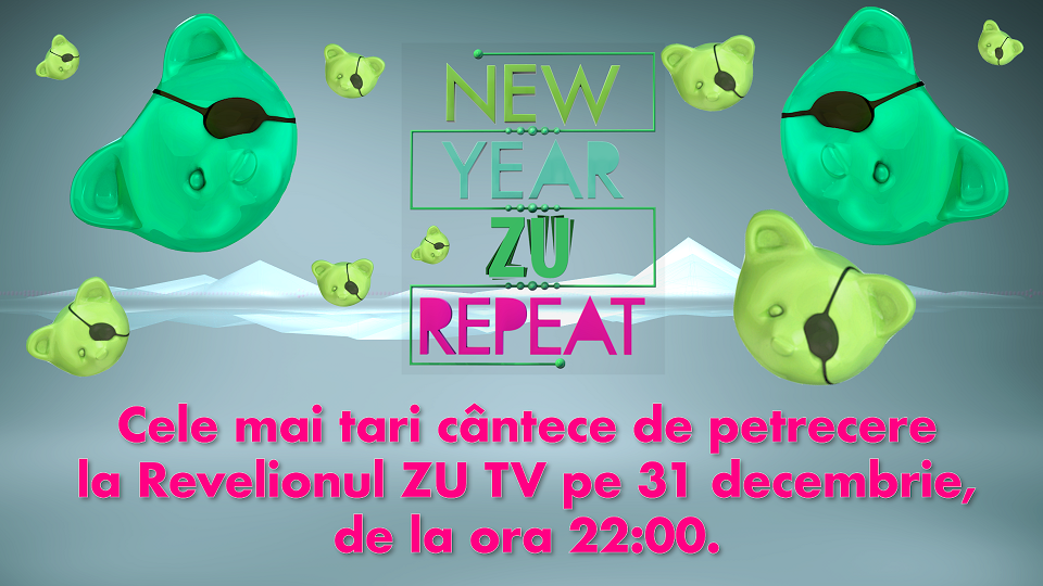 ZU TV – maraton de Revelion. New Year ZU Repeat, 7 ore cu cele mai bune momente live din studioul Radio ZU