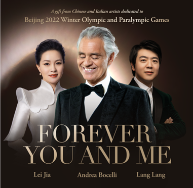 Andrea Bocelli, Lang Lang & Lei Jia au colaborat pentru o piesa inspirata de olimpiada de la Bejing, intitulata „Forever You and Me”