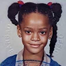 rihanna in copilarie