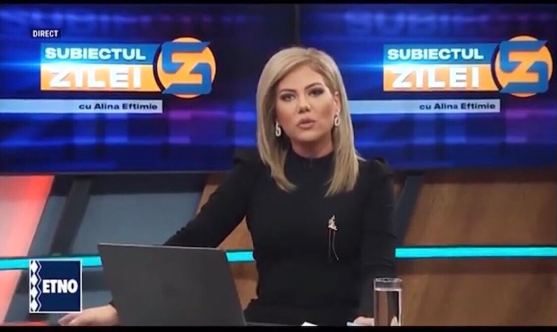 Alina Eftimie, de la ”reporterul acreditat la barză”, la realizatoare în prime time, la ETNO TV!