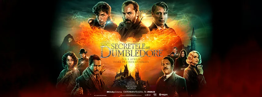 Al treilea film „Animale Fantastice: Secretele lui Dumbledore” se lansează pe marile ecrane din România în 8 aprilie