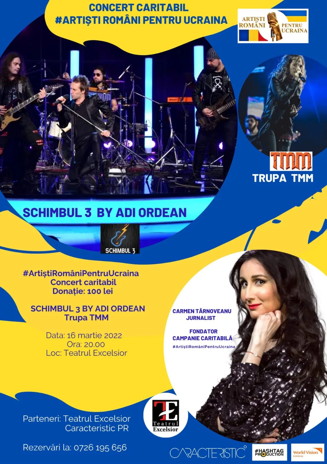 #ArtiștiRomâniPentruUcraina un nou concert caritabil organizat in Bucuresti!