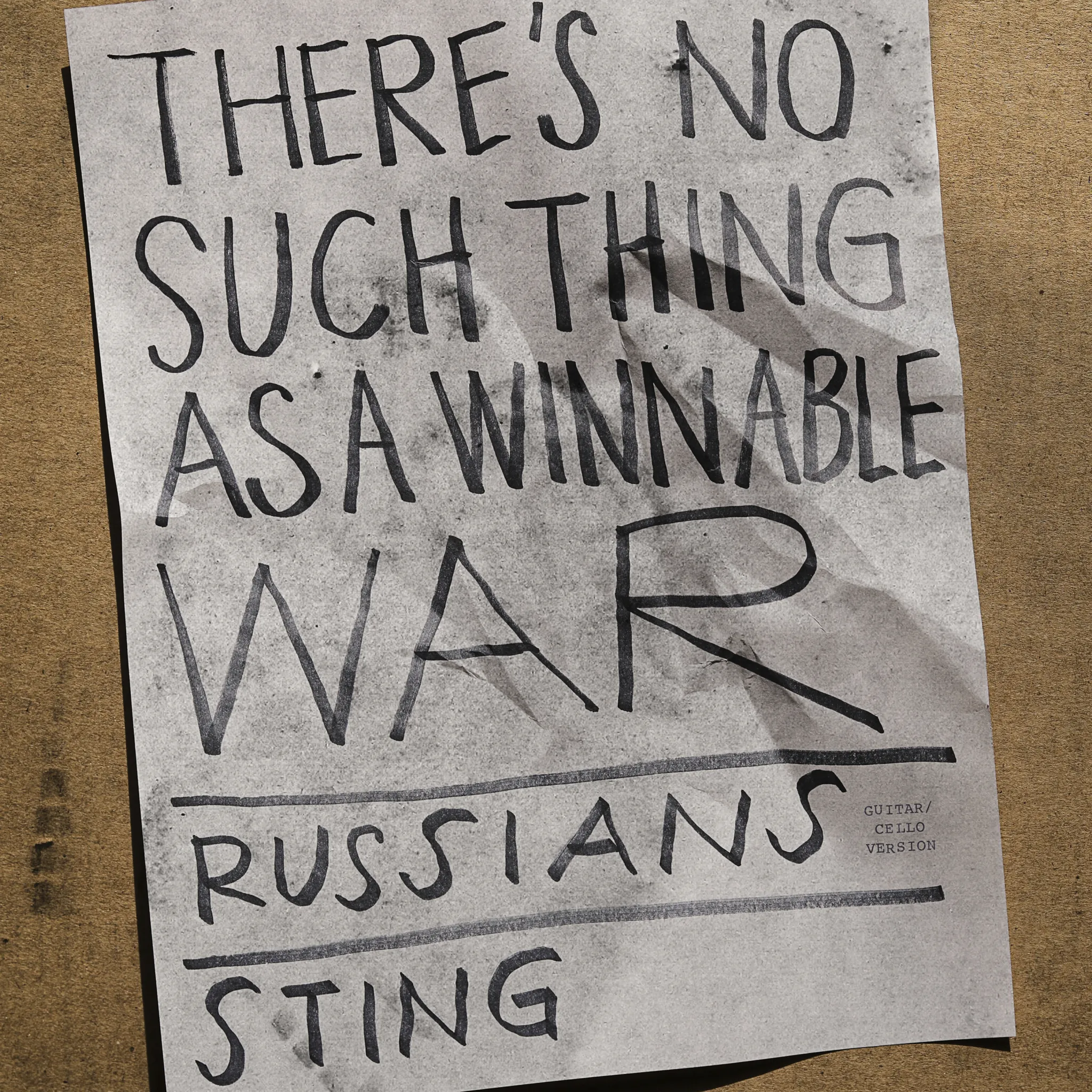 STING a lansat proiectul „Russians (Chitara/Cello Version), a carui profit va fi donate