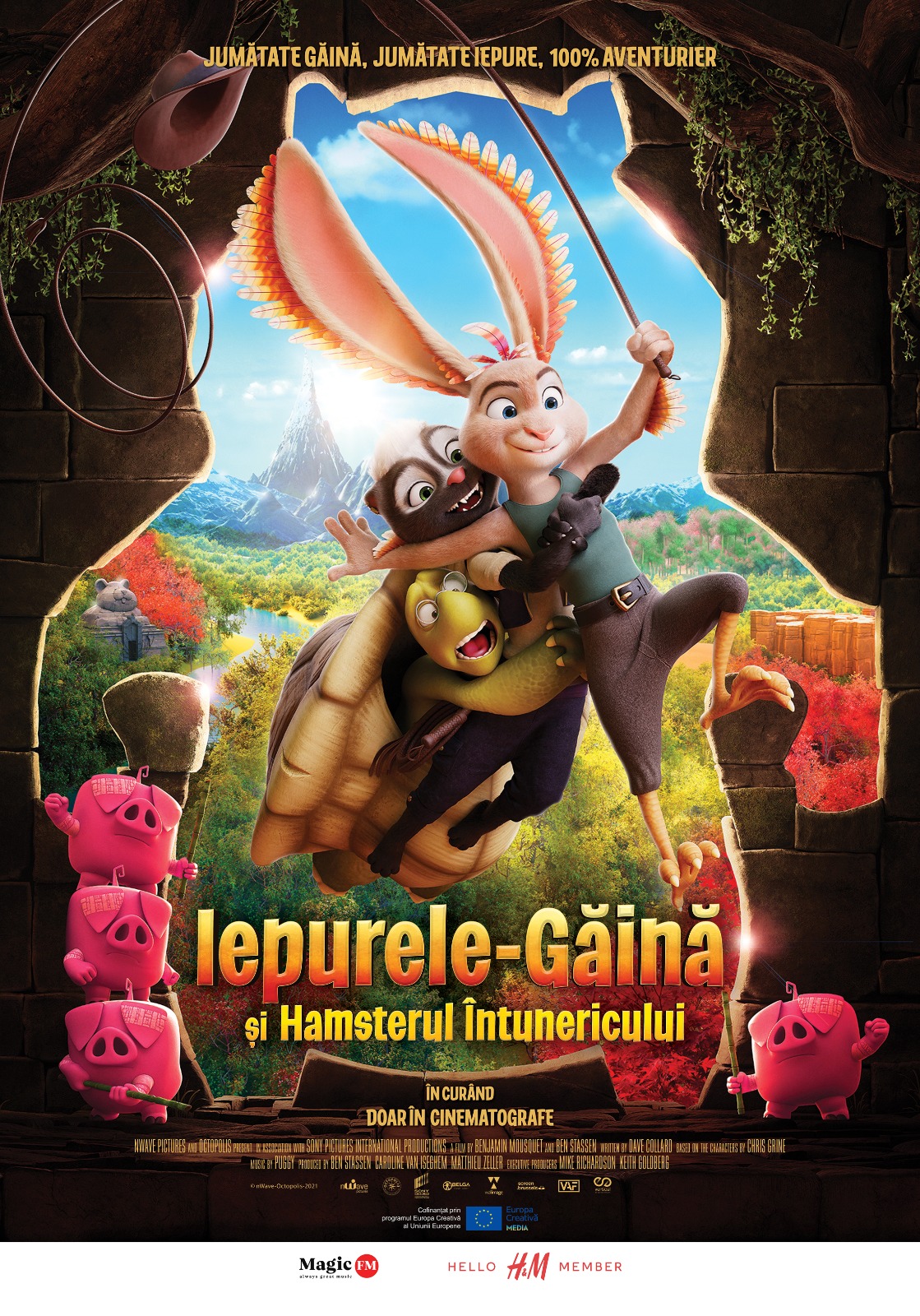 Animaţia „Iepurele-Găină şi Hamsterul Întunericului” se lansează pe marile ecrane pe 22 aprilie