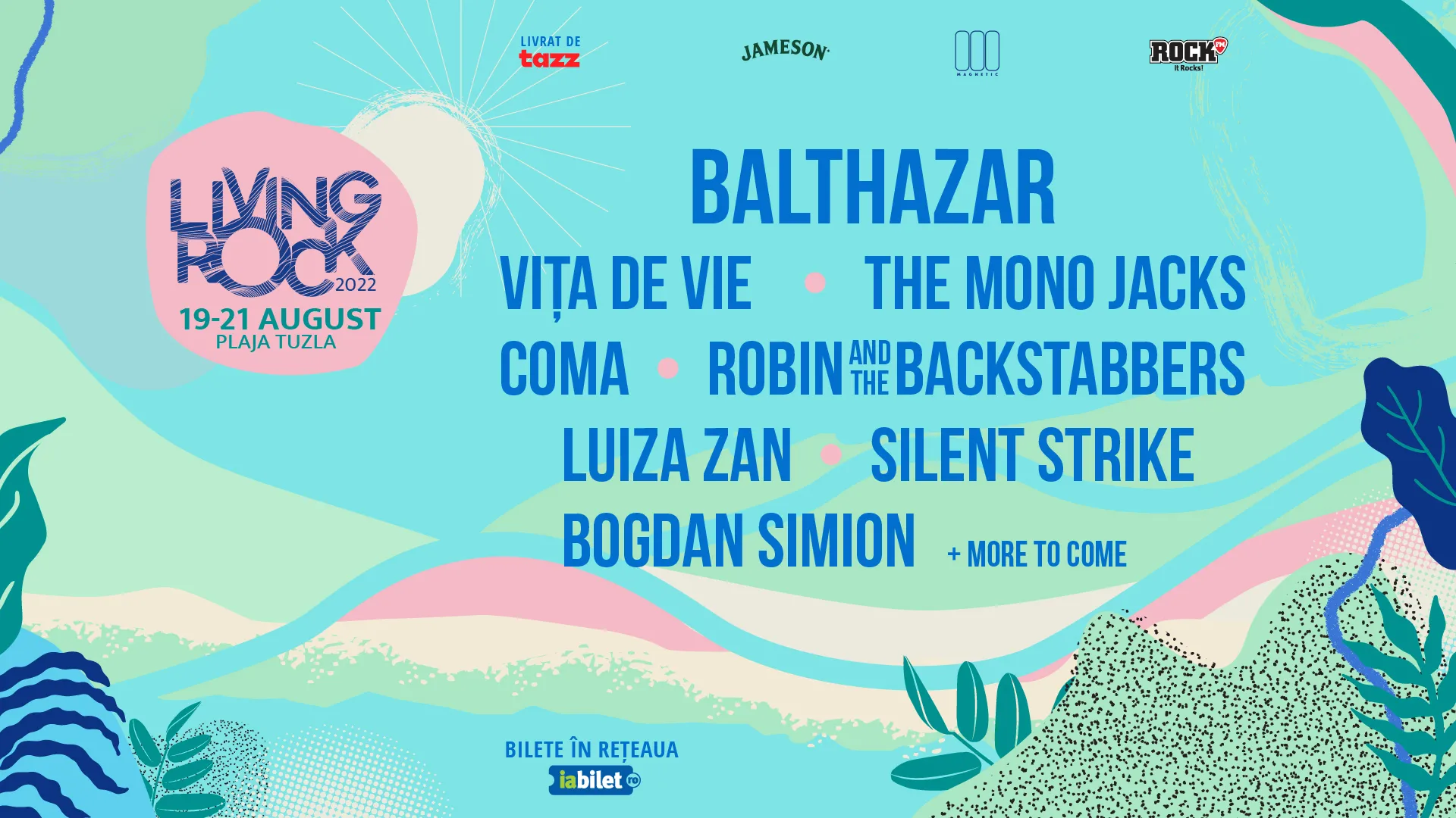 Trupa belgiana Balthazar vine la festivalul Living Rock, pe plaja de la Tuzla, 19-21 august