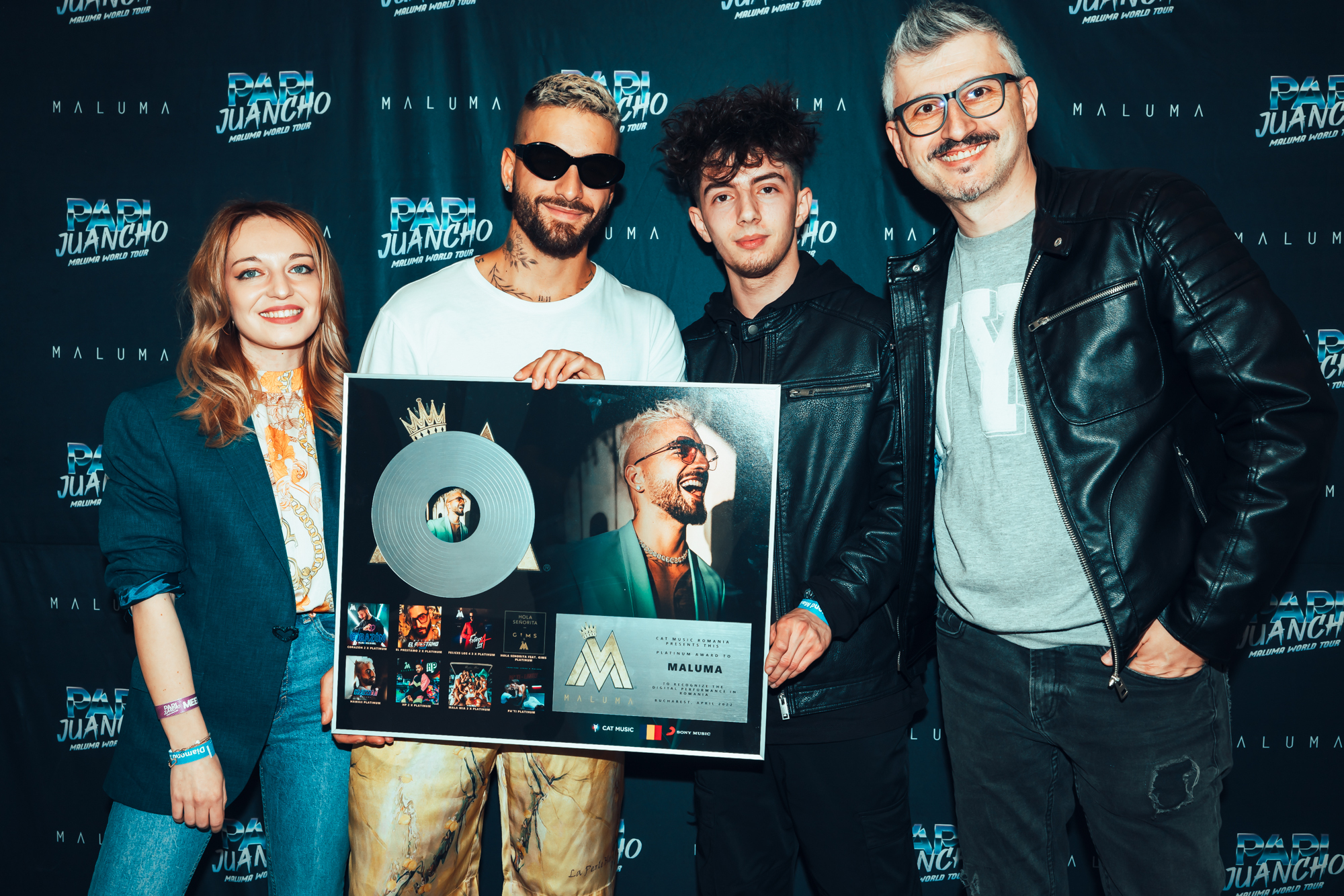 Maluma, premiat cu Discul de Platină de Cat Music, licențiatul exclusiv Sony Music în România