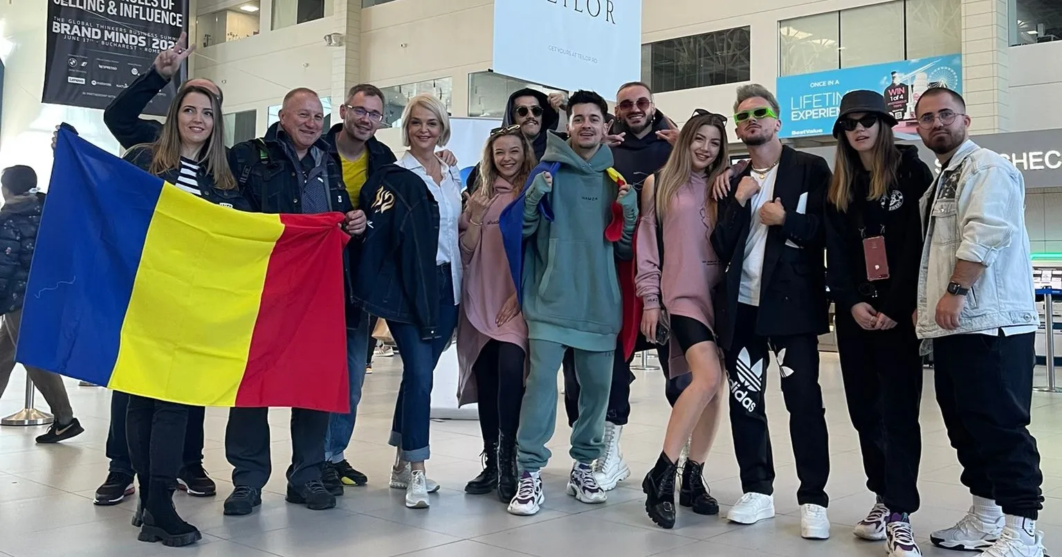 Eurovision 2022: Delegaţia României a decolat spre Torino
