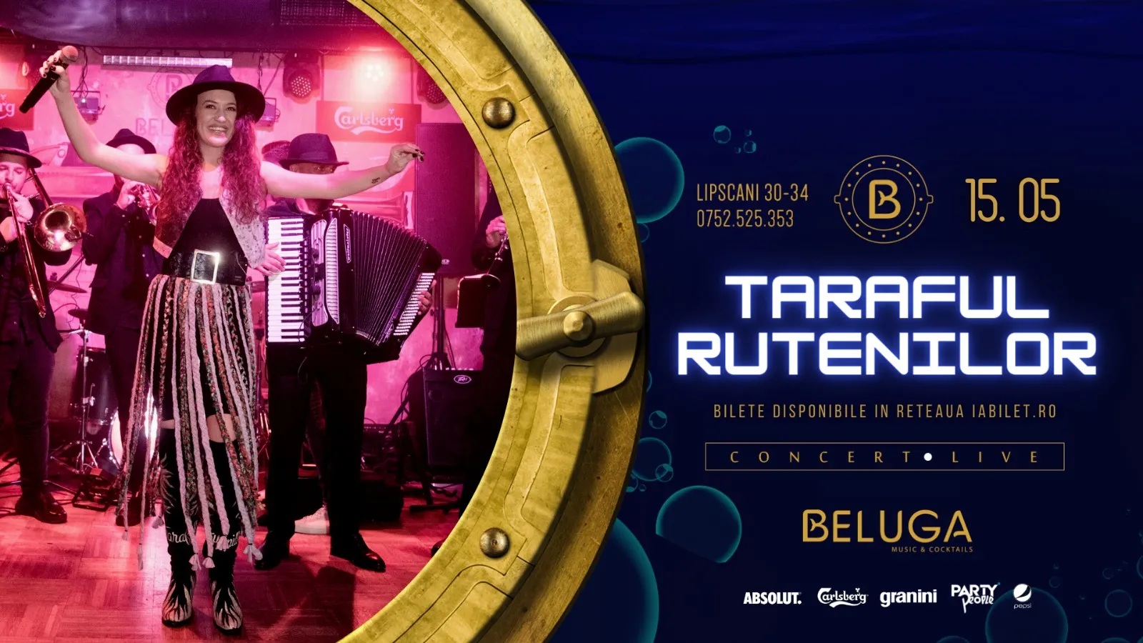 Taraful Rutenilor si Carmen Chindris, concert fulger si nemaiintalnit, duminica, in Bucuresti