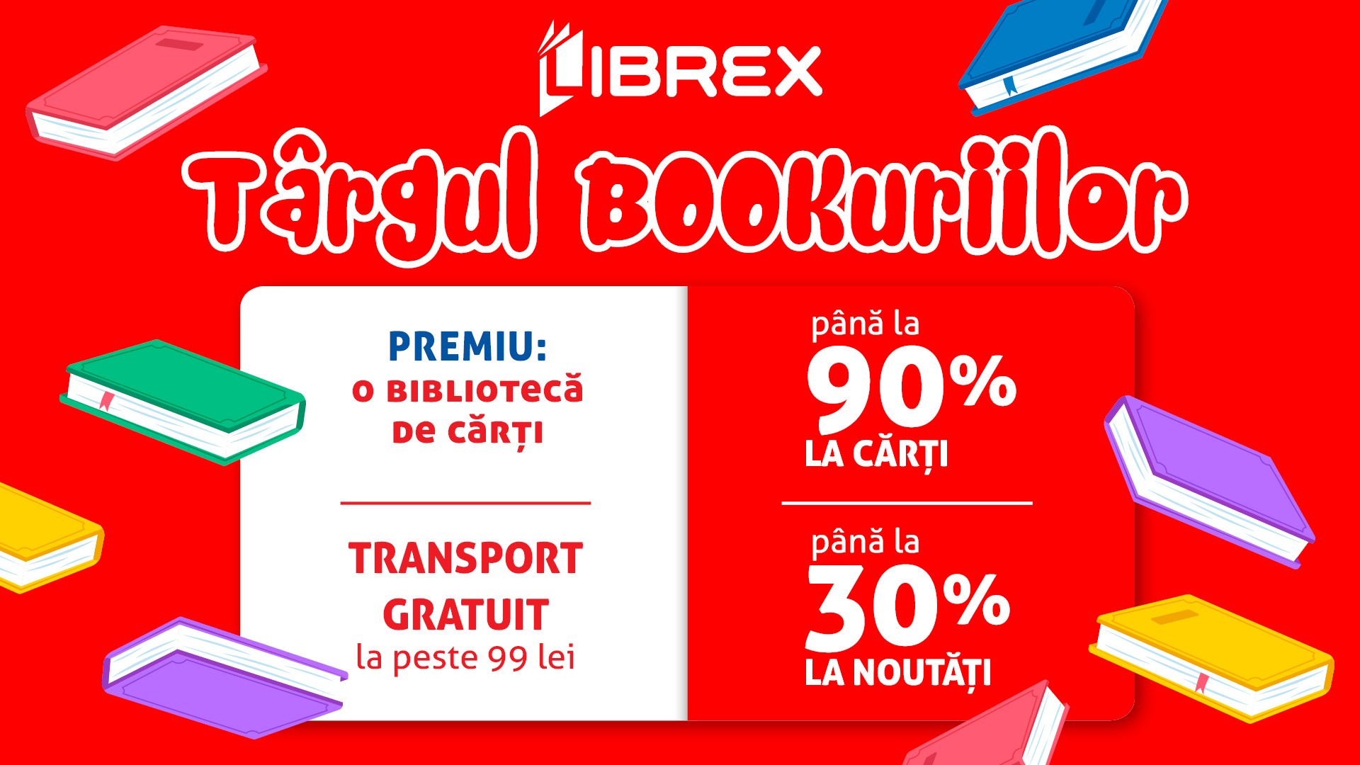 O biblioteca de carti cadou si reduceri de pana la 90% in Targul Bookuriilor