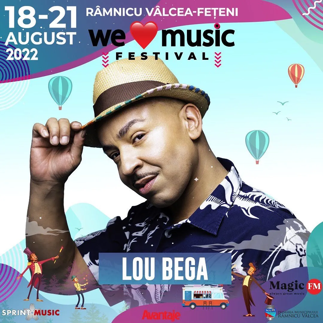 Lou Bega, cu a lui „Mambo No. 5”, vine in Romania vara aceasta, la We Love Music Festival! Ce mesaj are pentru fanii romani!