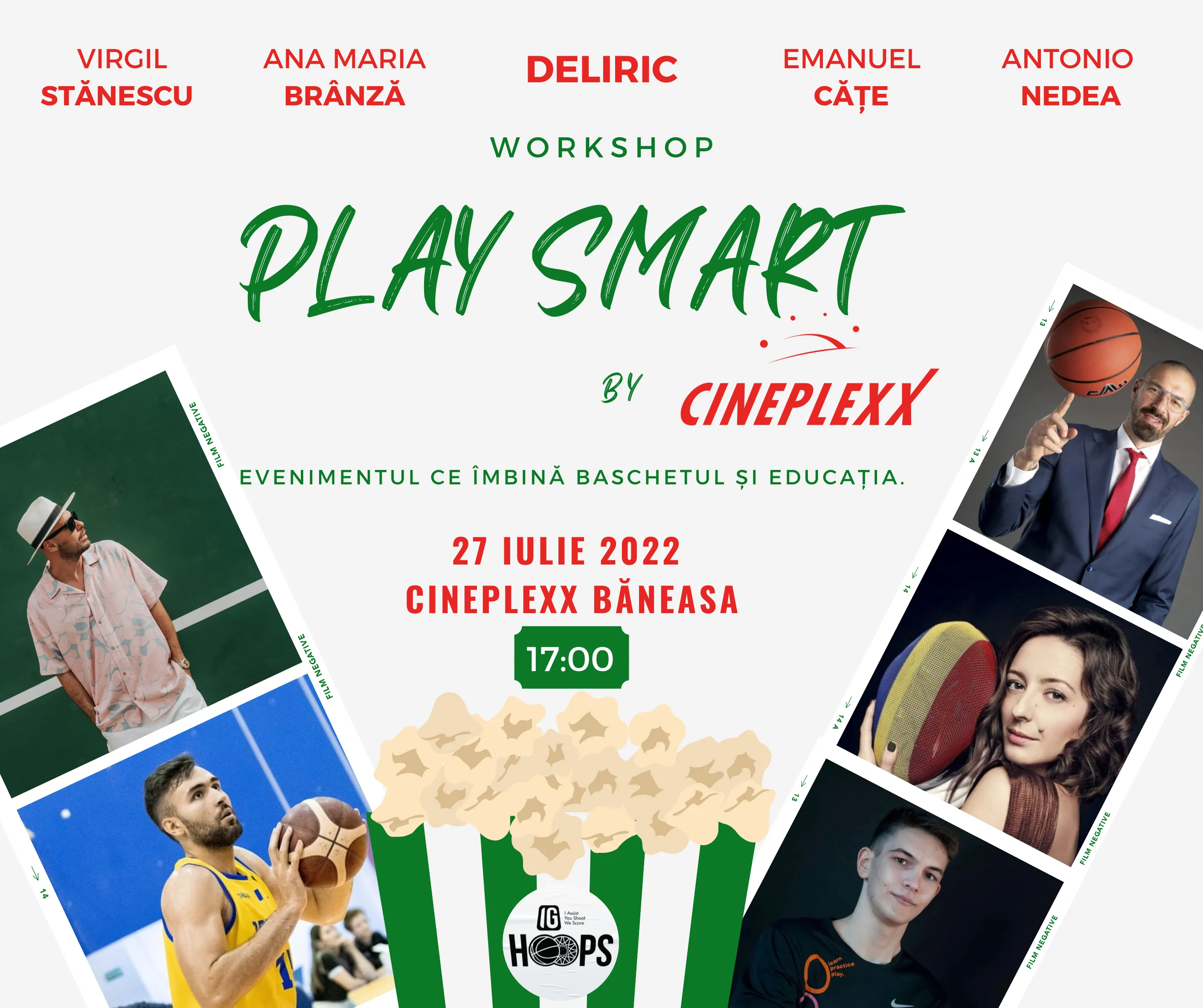 DELIRIC și Ana Maria Brânză, cot la cot pentru sport, la Cineplexx