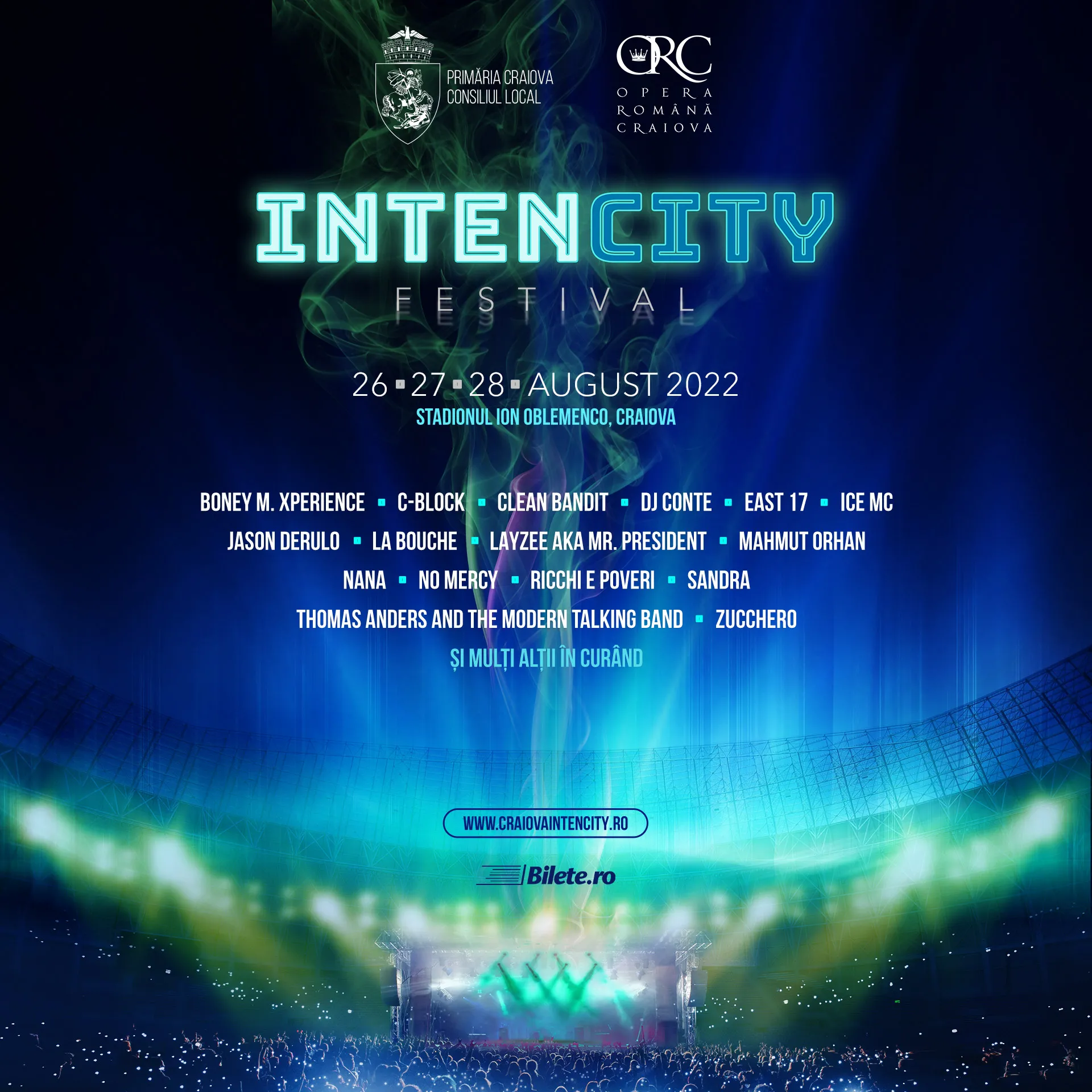 Sandra, Ice MC, La Bouche și No Mercy, printre noii artiști anunțați la Festivalul IntenCity