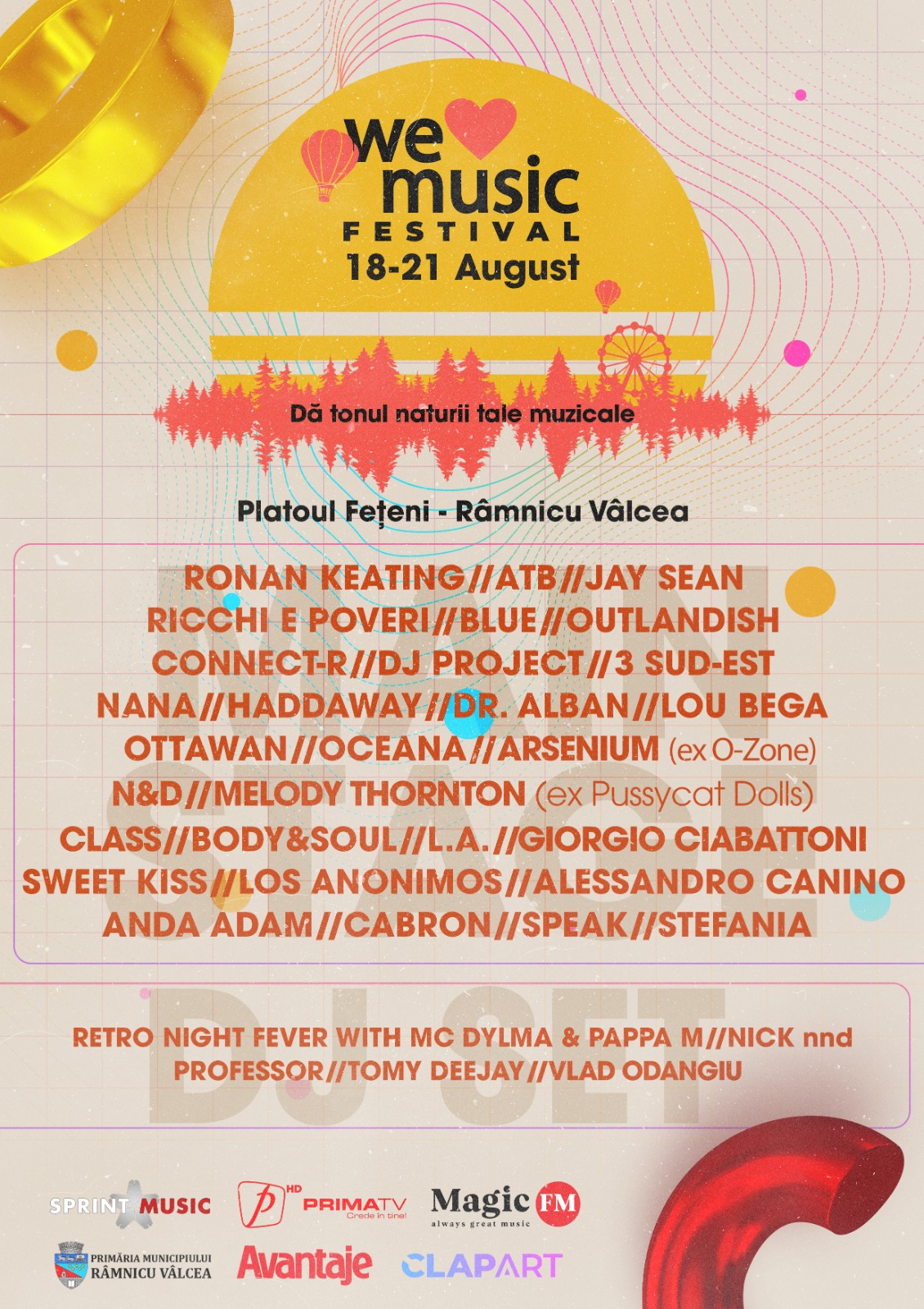 Mai sunt 3 saptamani pana la We Love Music Festival, cel mai mare festival din zona Valcea!