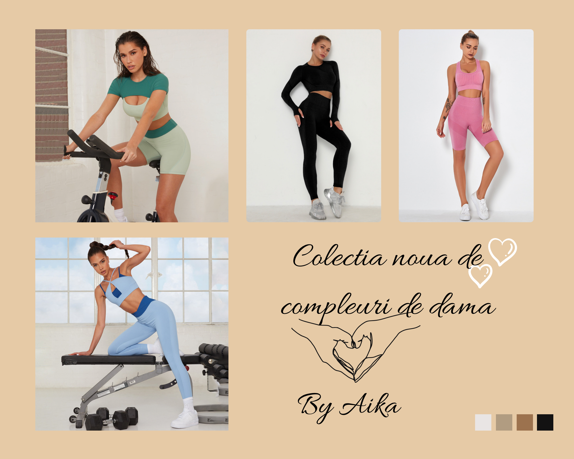 Colecție nouă de compleuri sport de damă by Aika
