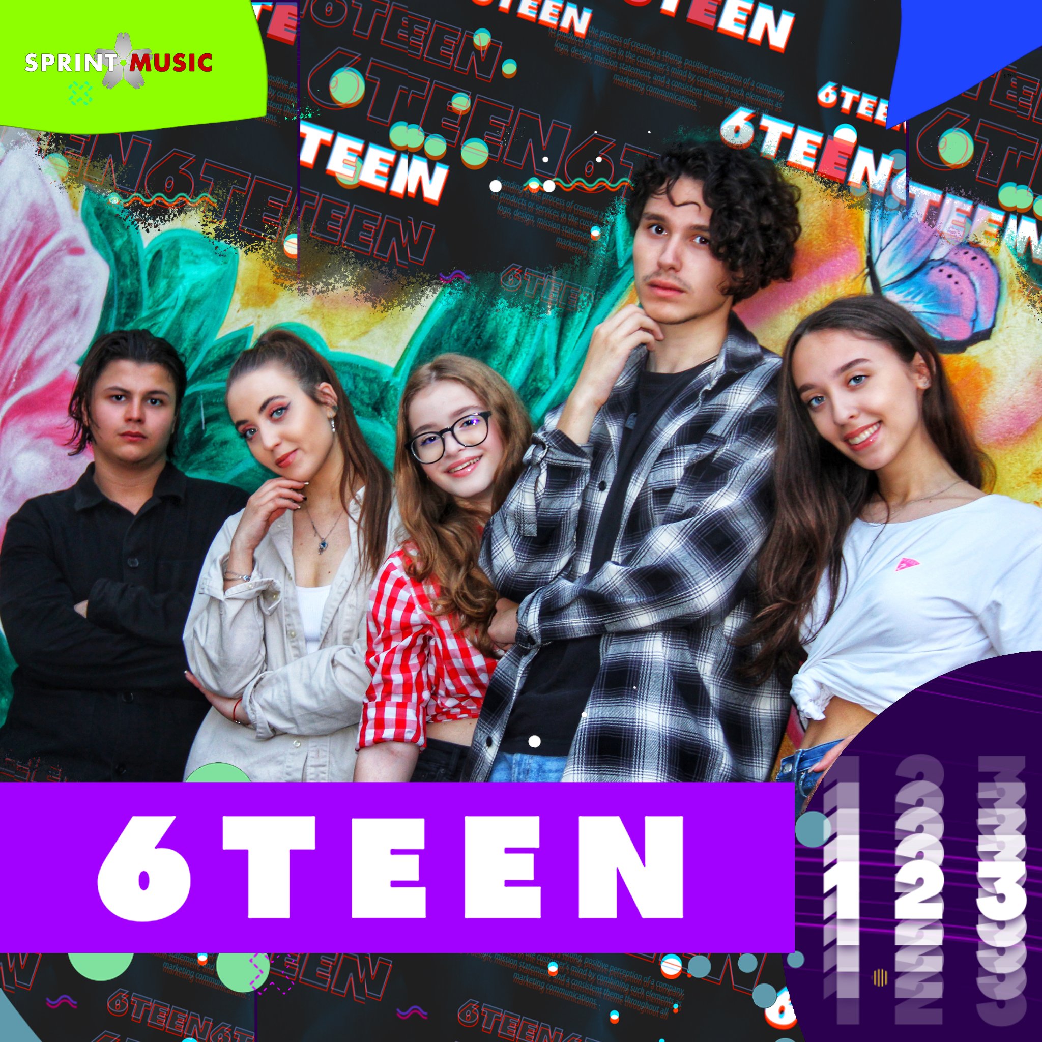 Adolescenții de la 6Teen au colaborat cu Ralflo la noul single „1 2 3”