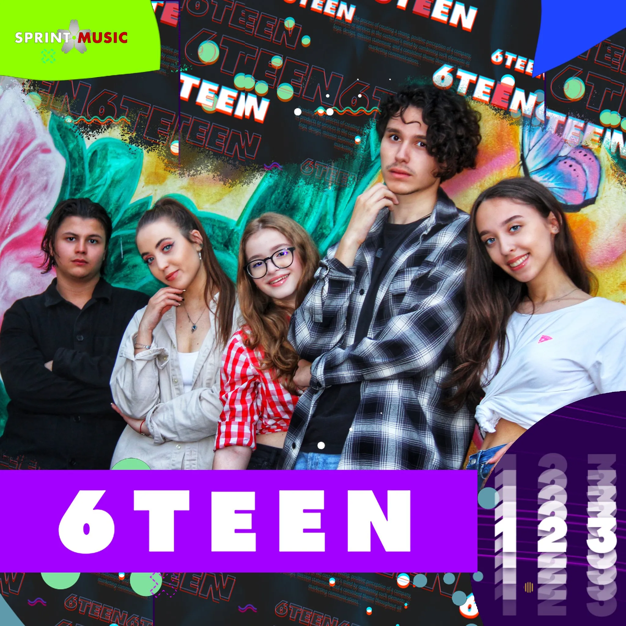 Adolescenții de la 6Teen au colaborat cu Ralflo la noul single „1 2 3”