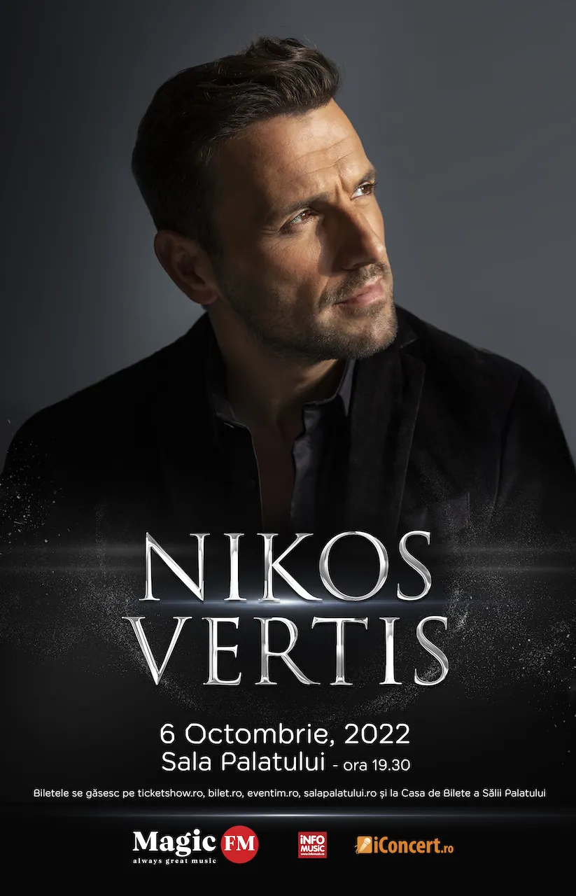 Nikos Vertis pe 6 octombrie, ora 19.30, la Sala Palatului, pentru al saselea an consecutiv in Romania