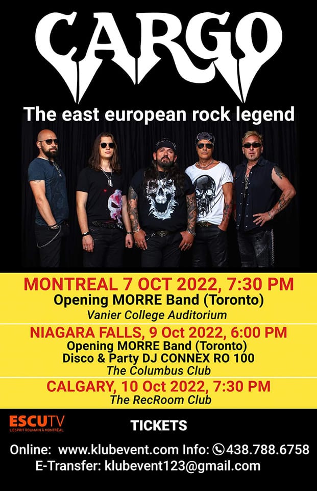 Trupa Cargo pleacă în primul turneu internațional