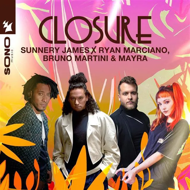 Patru artisti isi unesc fortele pentru o productie deosebita. Sunnery James & Ryan Marciano, Bruno Martini si Mayra lanseaza „Closure”